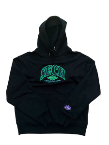 The Ultimate Hoodie - Black/Green