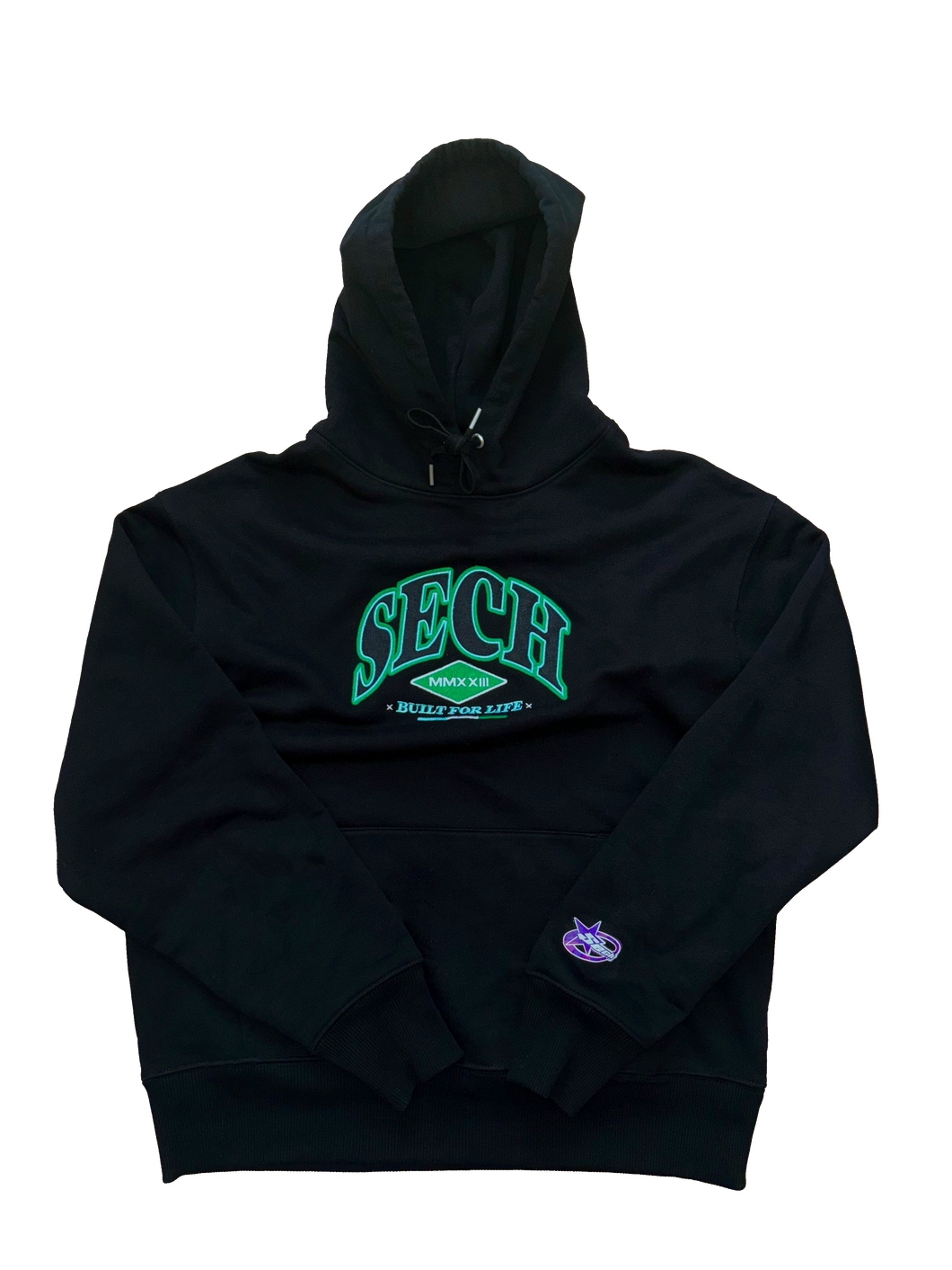 The Ultimate Hoodie - Black/Green